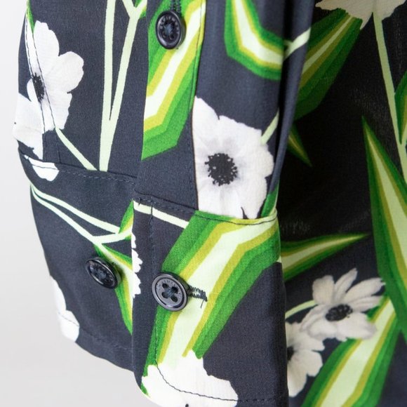 *SOLD* Equipment Brett Eclipse-Multicoloured Printed Washed-Silk Mini Dress - Picture 6 of 9